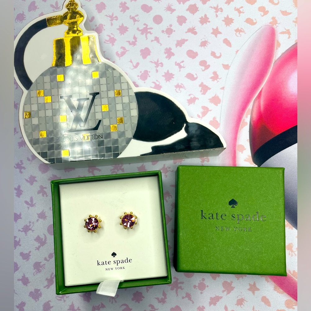 Kate Spade ♠️- Studs - Emerald new - Picture 3 of 3